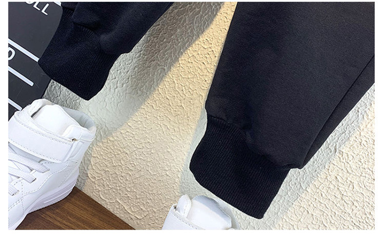 Spring and Autumn Korean version sports two-piece set, stylish and cool baby clothes for boys pic 15