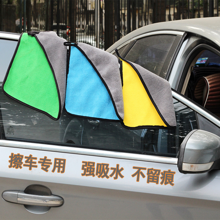 Wholesale of plain-colored adult household towels that absorb water and do not shed hair. Customized embroidered logos are supported pic 1