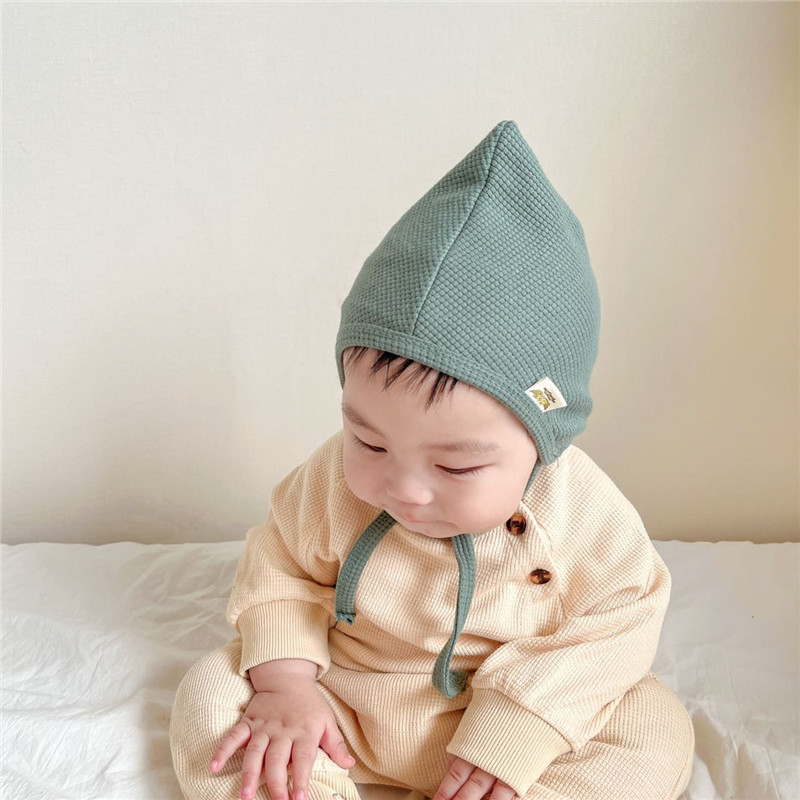 6 meses hombres y mujeres bebé orejeras gorra 3 bebé bebé bebé algodón caliente pneu gorra primavera otoño fino halógeno sombrero pic 2