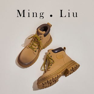 新款厚底雪地靴女2024冬季女士加绒保暖短靴女复古名族风百搭女靴详情5