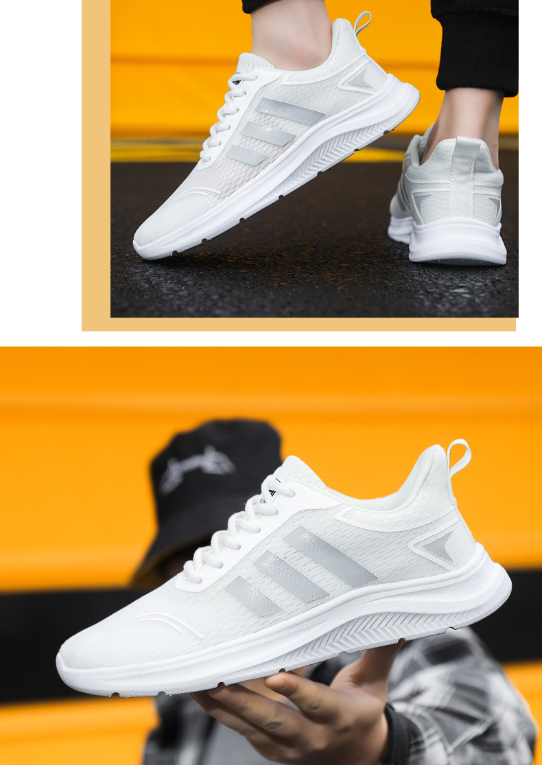 男鞋新款夏季男女同款透气运动鞋镂空时尚休闲鞋运动鞋超轻鞋跑步详情17