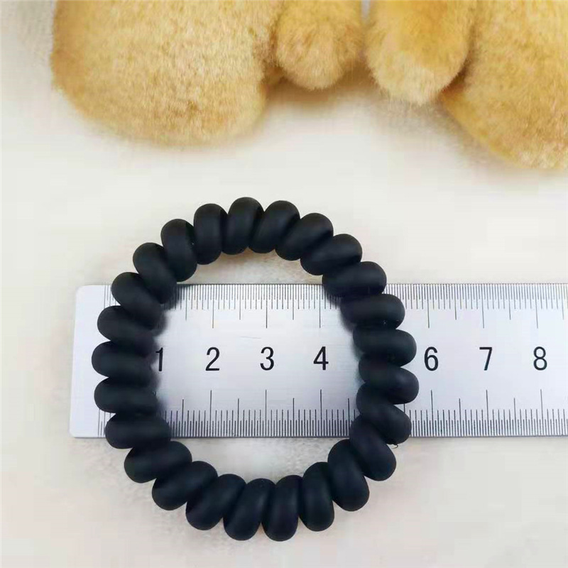 Pure black gun, black small and large thickened wristband, telephone line hair band, hair rope, plastic spring band, hair rope, street stall pic 12
