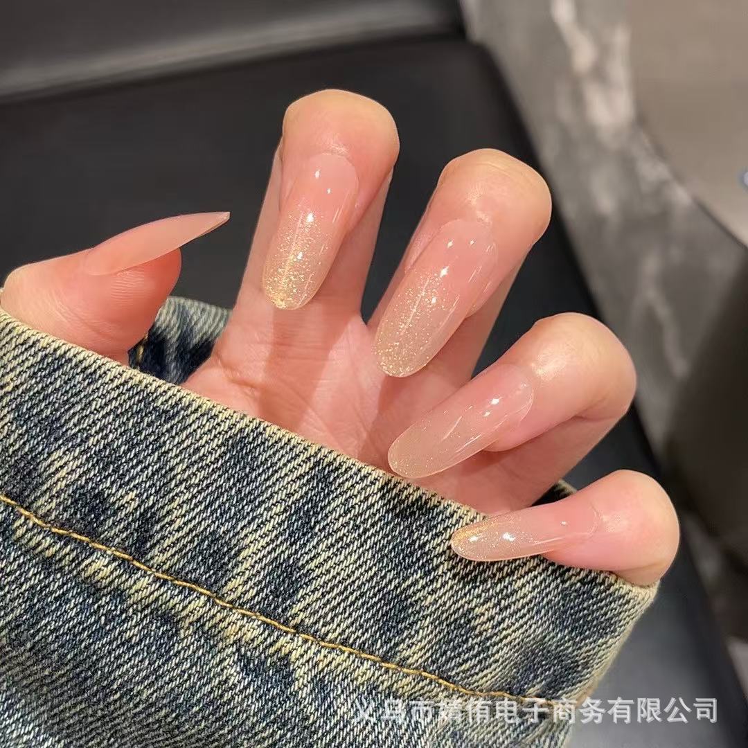 30-piece nail art pieces, wearable nails, finished nail patches, versatile, elegant, high-end, mid-length prefabricated nail pieces, cross-border export pic 8