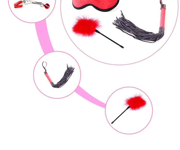 情趣织带5件套 织带毛绒调情五件套装成人用品情趣成人用品情趣用品情趣内衣详情6