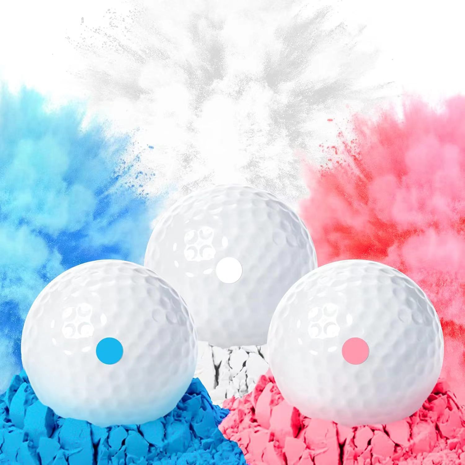 Golf gender reveal Corn powder boy girl Baseball gender reveal Party supplies pic 10