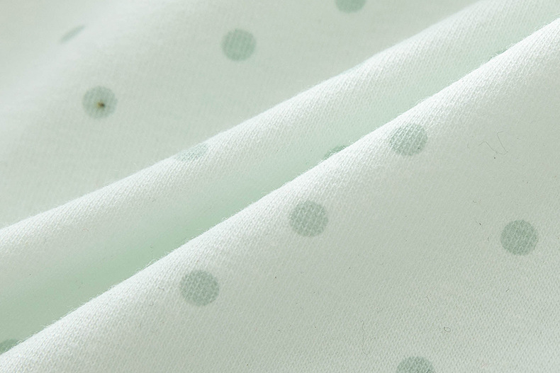 Japanese-style fresh and light polka dot print milkshake green girl underwear for women, pure cotton crotch mid-waist student briefs pic 41