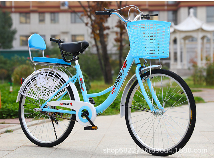 24寸26自行车成人轻便男女式成年实心胎中小学生淑女上班代步单车详情40