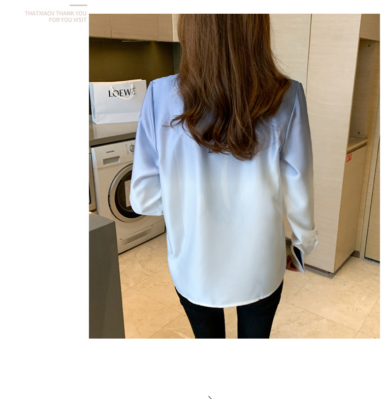 2024秋新款设计感渐变衬衣个性长袖气质百搭宽松显瘦时尚女式衬衫详情31