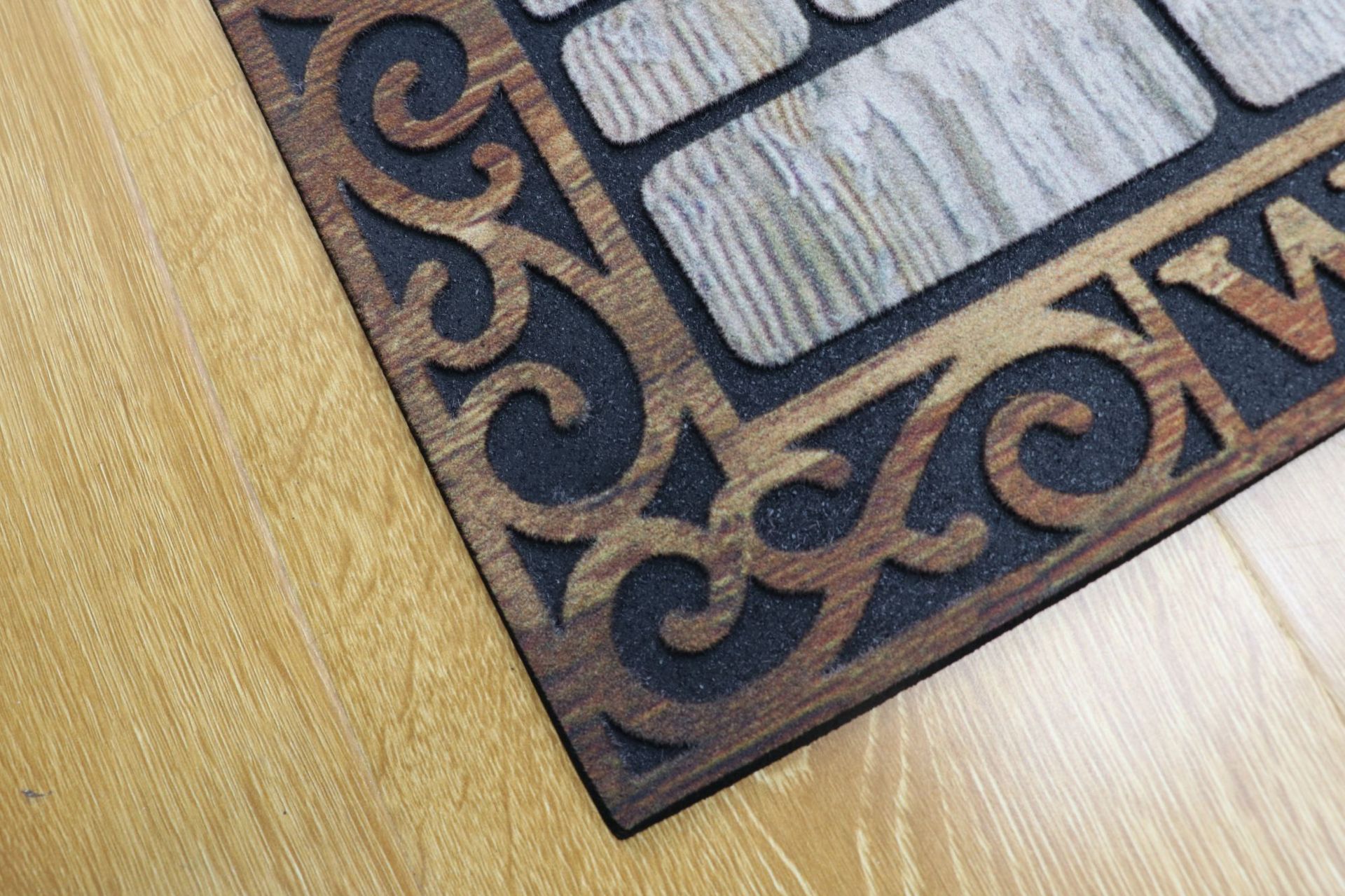 American InS-style outdoor door mat, outdoor granular flocked rubber printed door mat, anti-slip floor mat, foot mat pic 4