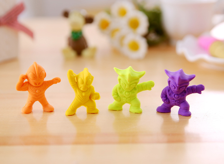 Zipper bag animal fruit cake, Christmas eraser, student prize, student eraser wholesale pic 15