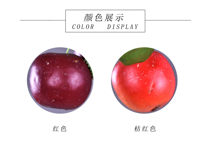 Wholesale of artificial apple branches, multi-leaf home decoration fruit branches, new Chinese-style New Year decoration berries from the manufacturer pic 4