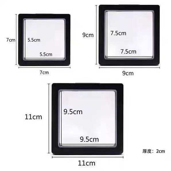 Suspended box, film jewelry box, ring, necklace, bracelet packaging box, high-end wearing armor packaging, storage box, cover pic 8