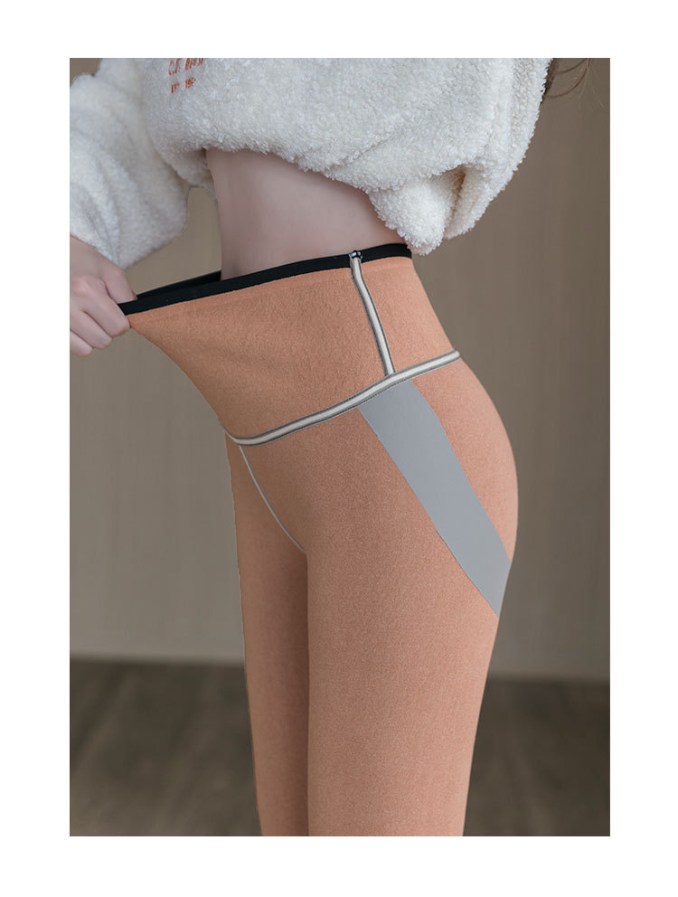 秋冬鲨鱼裤紧身高腰收腹提臀芭比裤黑色外穿瑜伽加绒打底裤女批发详情38