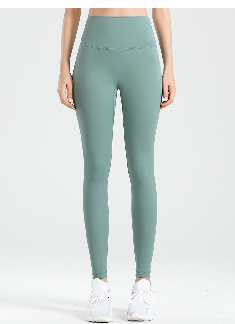 Yoga pants for women: High-waisted, hip-lifting, elastic compression, nude feel, tight-fitting sports pants, quick-drying running training, and outerwear fitness pants pic 30