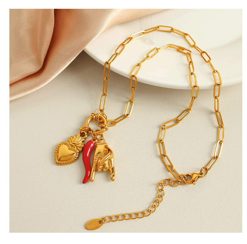 Cross-border best-selling necklace, high-end and elegant design, collarbone chain, European and American retro, versatile and fashionable pendant for women pic 20