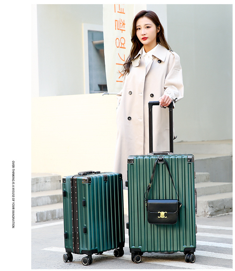 铝框学生行李箱静音万向轮密码锁旅行箱大容量多隔层24寸拉杆箱详情22