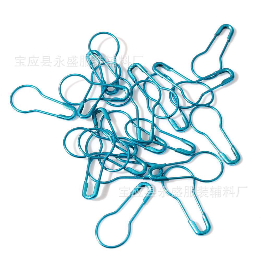 15色450枚透明盒装葫芦别针套装 服装吊牌彩色安全别针工厂批发详情11