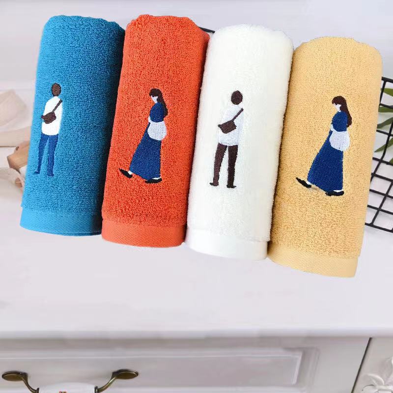 暮色亿清晨纯棉情侣成人家用毛巾洗脸洁面巾婚庆伴手礼品结婚回礼详情2