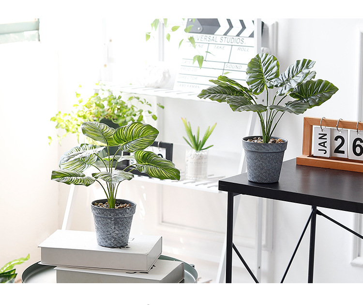 Nordic artificial bonsai, potted plants, artificial flowers, home decorations, living room indoor table ornaments and decorations pic 11