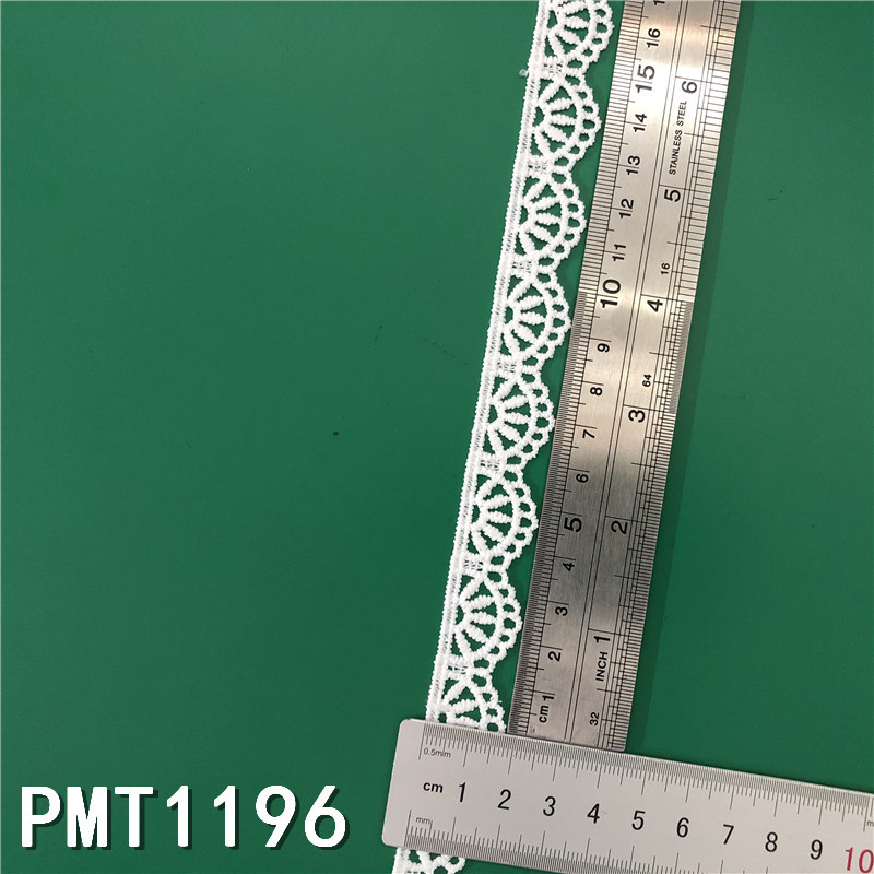 New Lolita embroidery water-soluble lace, milk silk single-sided small flower wave lace, lace with barcode pic 13