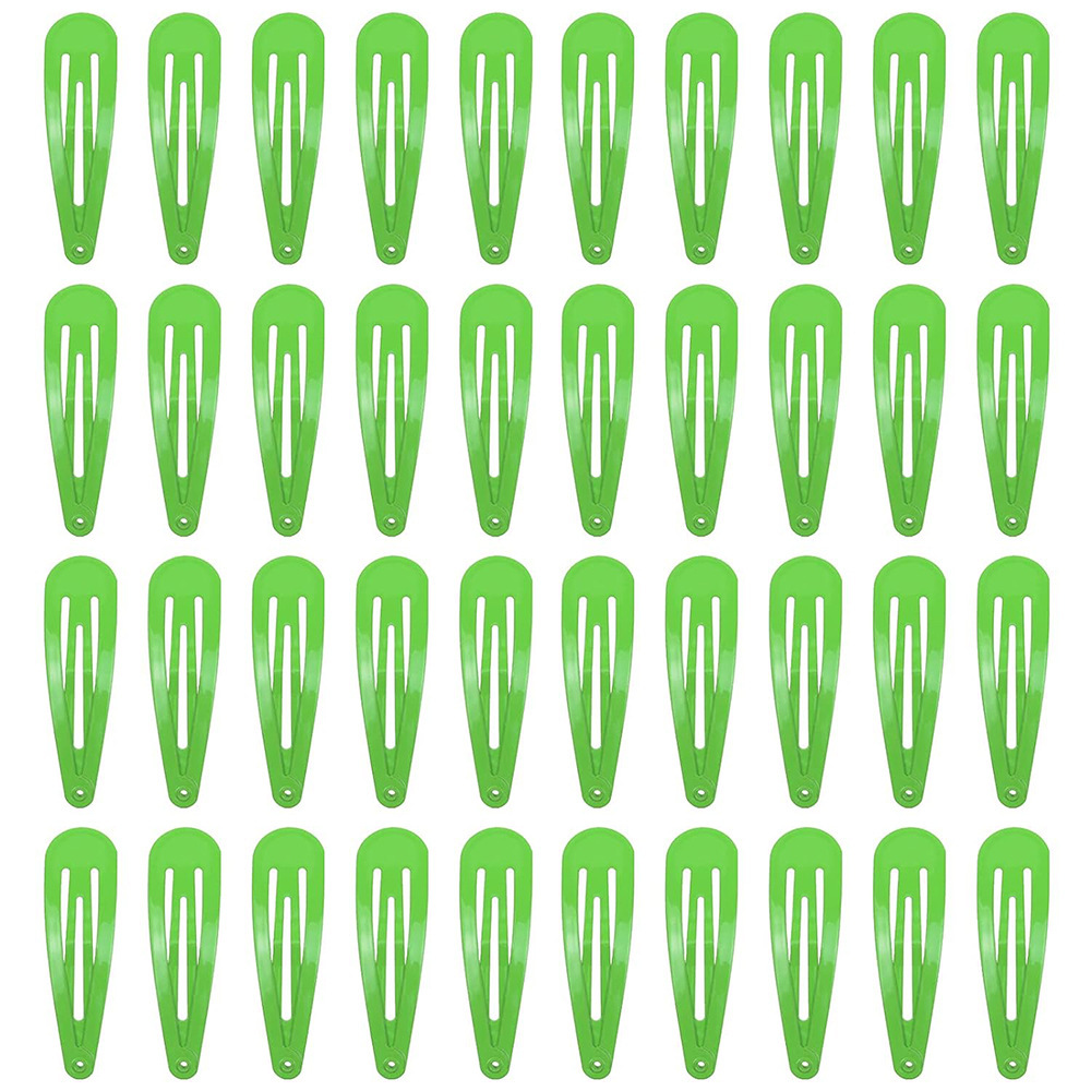 40pcs跨境亚马逊5cm发夹夹子黑色bb夹发卡喷漆水滴夹边夹刘海夹详情15