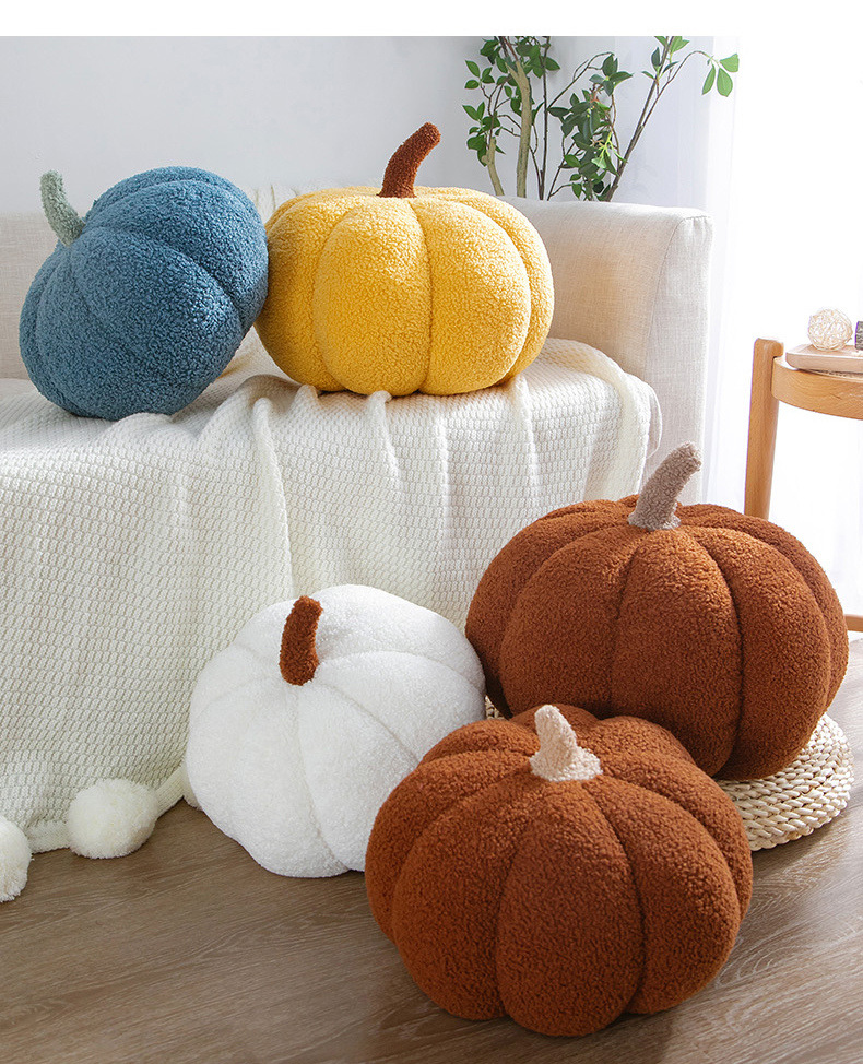 Ins-style creative pumpkin throw pillows, bed cushions, pumpkin Christmas decorations, plush cushions for home use pic 17