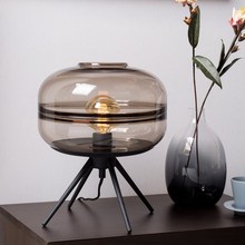 American-style creative ceramic gourd table lamp, bedside lamp, retro living room and study decorative lamp, simple American-style lighting fixtures, European style pic 5