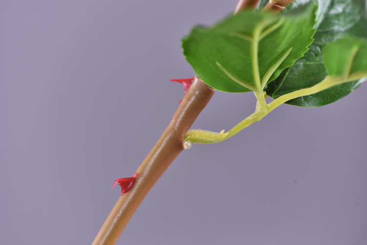 Lanjin wholesale artificial flowers 3-head roses, wedding and home silk flowers, high-end decorative artificial flowers, hand-held roses, multi-head roses pic 21