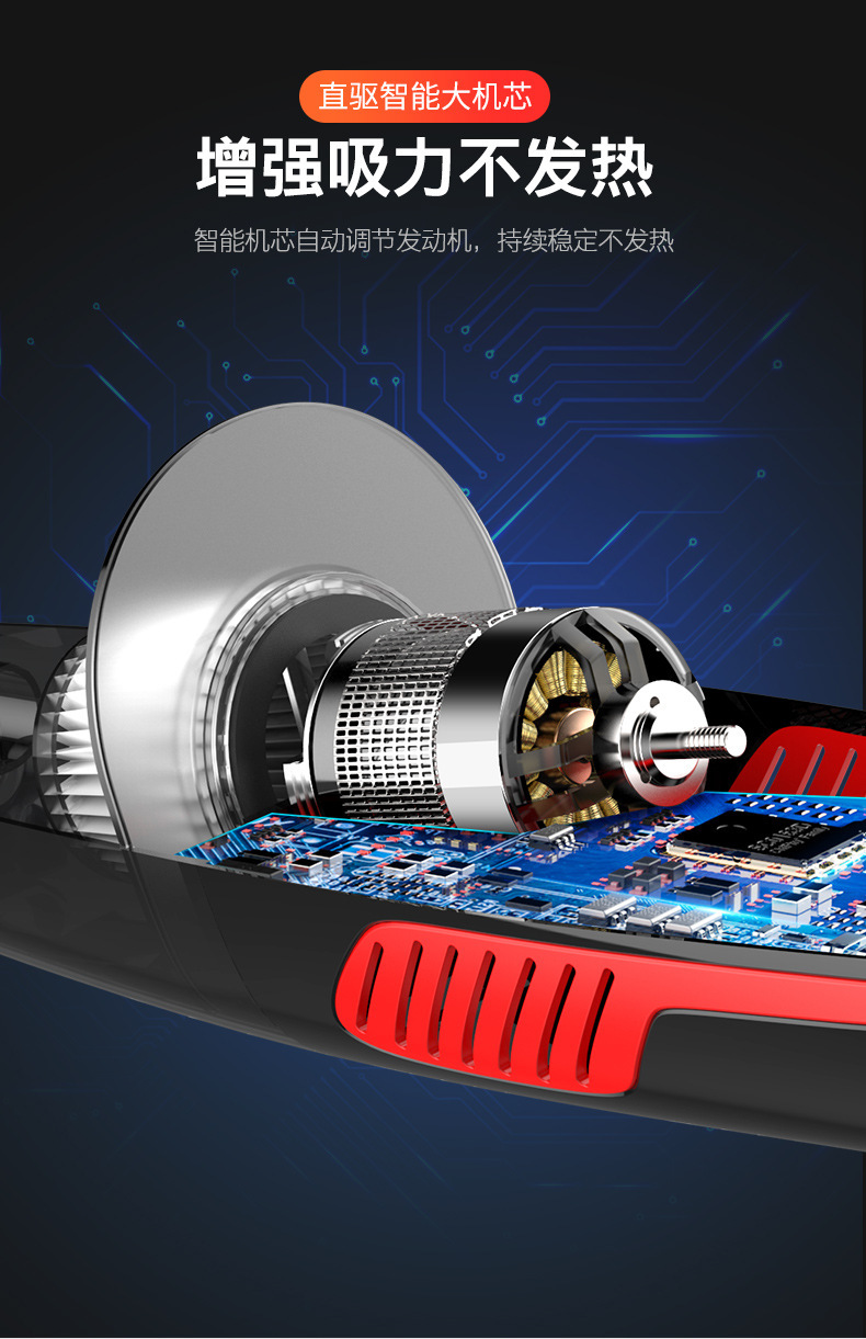 无线车载吸尘器批发 大吸力车用吸尘器两用 大功率吸尘器干湿两用详情24