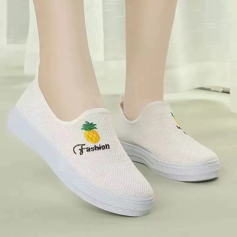 春季新款女网布鞋韩版一脚蹬运动鞋透气软底妈妈单鞋懒人鞋学生鞋详情14