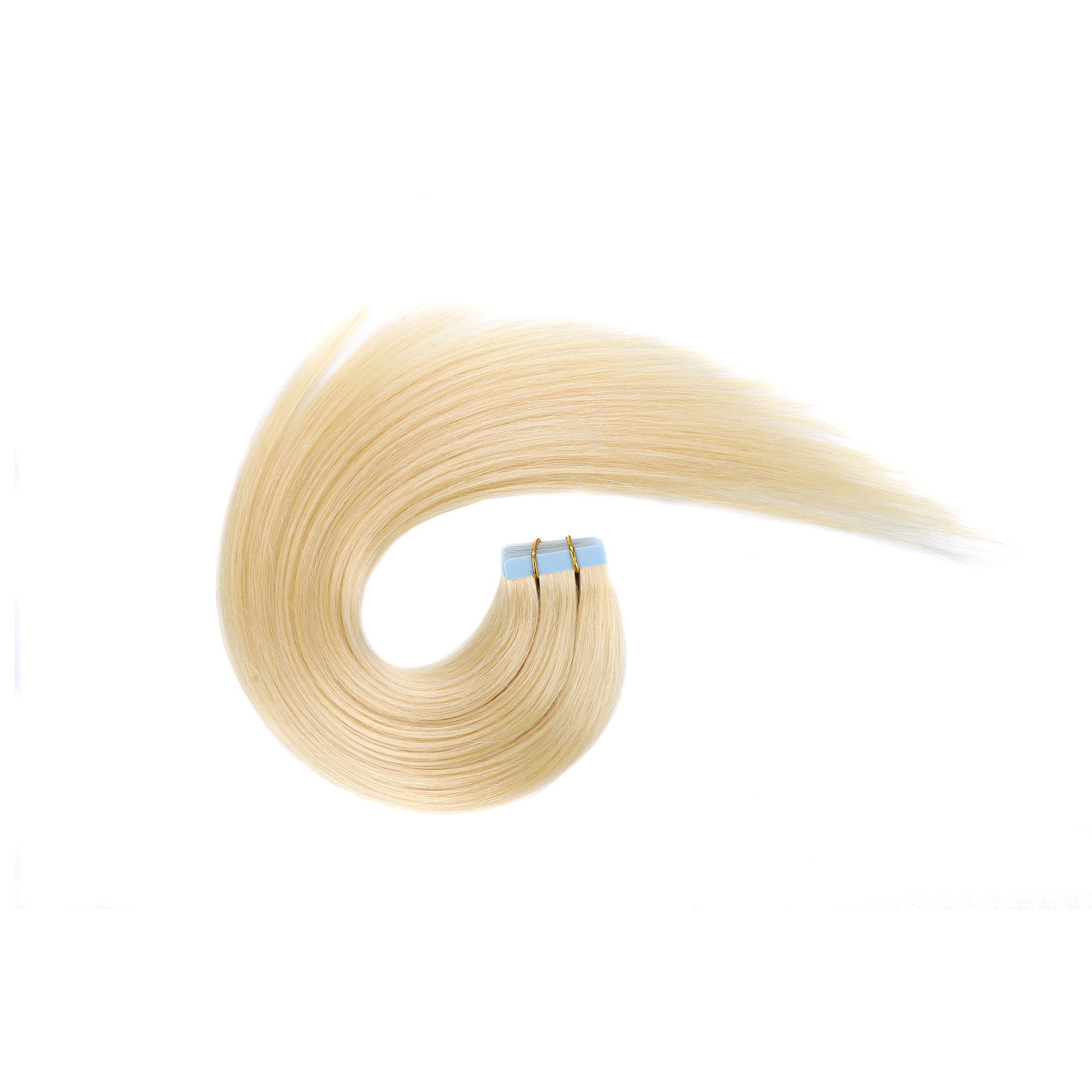 Peluca de cabello humano 613# cinta recta de hueso en el cabello extensión de película pelo pic 11