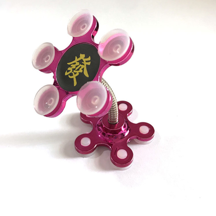 C1234 吸盘手机支架 卡扣式 车载手机支架义乌2元店货源批发详情7