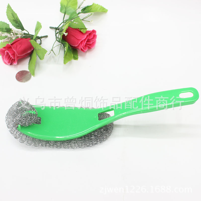 Pot brush, pot wash, pot brush, steel wool ball, pot wash brush, steel wool brush, street stall supply source, one yuan wholesale, street stall, street stall pic 8