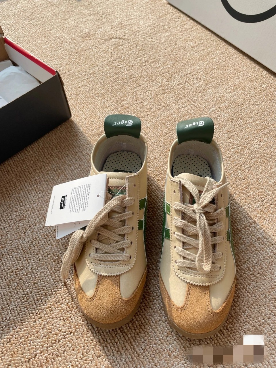 亚瑟Ontsuka Tiger鬼冢虎女式板鞋莆田纯原皮面休闲经典色系男鞋详情6