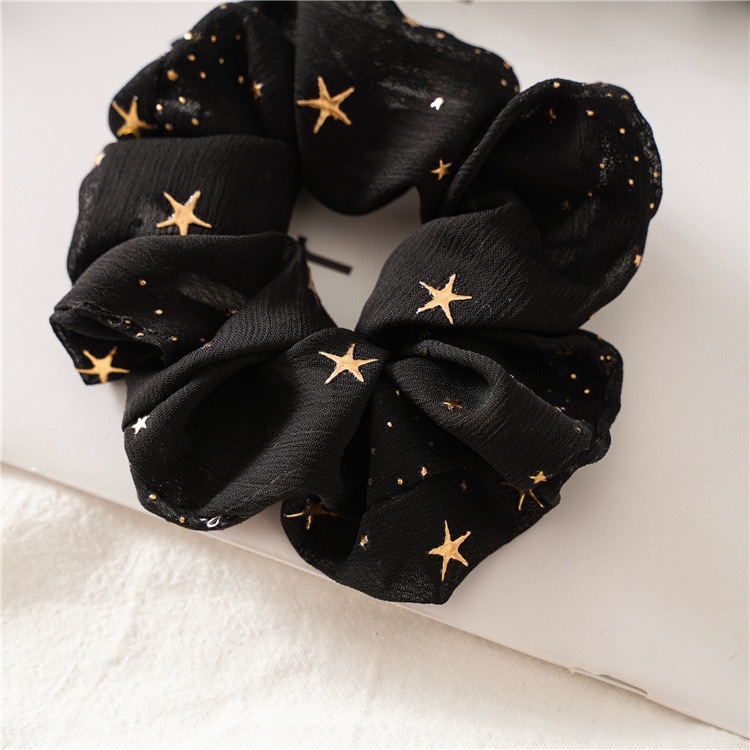Chiffon Sweet Circle has released a new versatile hair band headwear for women, an Instagram Korean star-shaped large intestine circle pic 10