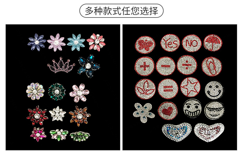 Water diamond mesh fabric, hot melt mesh diamond, diamond mesh adhesive backing can be used to stick sweaters, clothing, accessories and diamond stickers pic 15