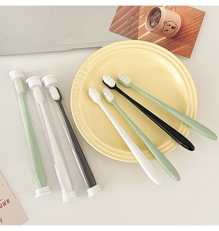 Japanese micro-nano 10,000-bristle toothbrush, ultra-fine soft bristles, postpartum confinement, adult home 10,000-bristle individual packaging toothbrush pic 7