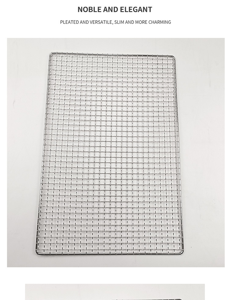 厂家定制晾网 蛋糕架晾网  不锈钢晾网 条形烧烤网 福建蛋糕晾网详情13