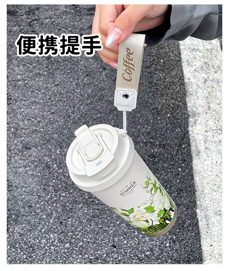 轻奢感保温杯冬季男士奶茶双饮口泡茶水杯女高颜值吸管礼品杯子详情8