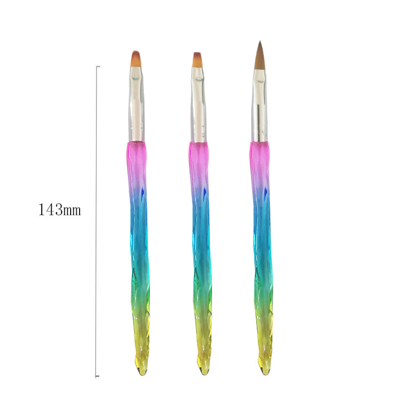 Crystal rod, crystal pen, engraved pen, phototherapy pen, nail art tools, nail art set, 3-piece set of painting pens, shanilak pic 1