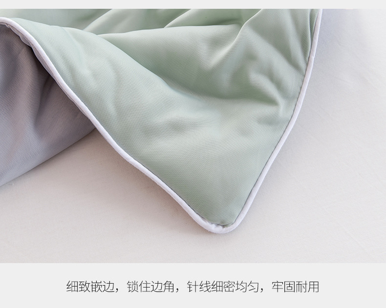 A类凉感丝夏被冰淇淋空调被抑菌夏凉被机洗被芯纯色薄款丝滑详情17