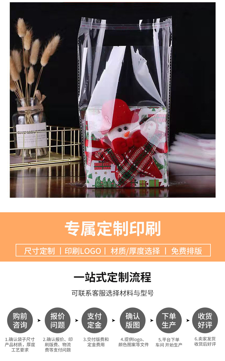 现货opp袋透明包装袋塑料袋opp自粘袋批发不干胶袋子塑料自封袋详情12