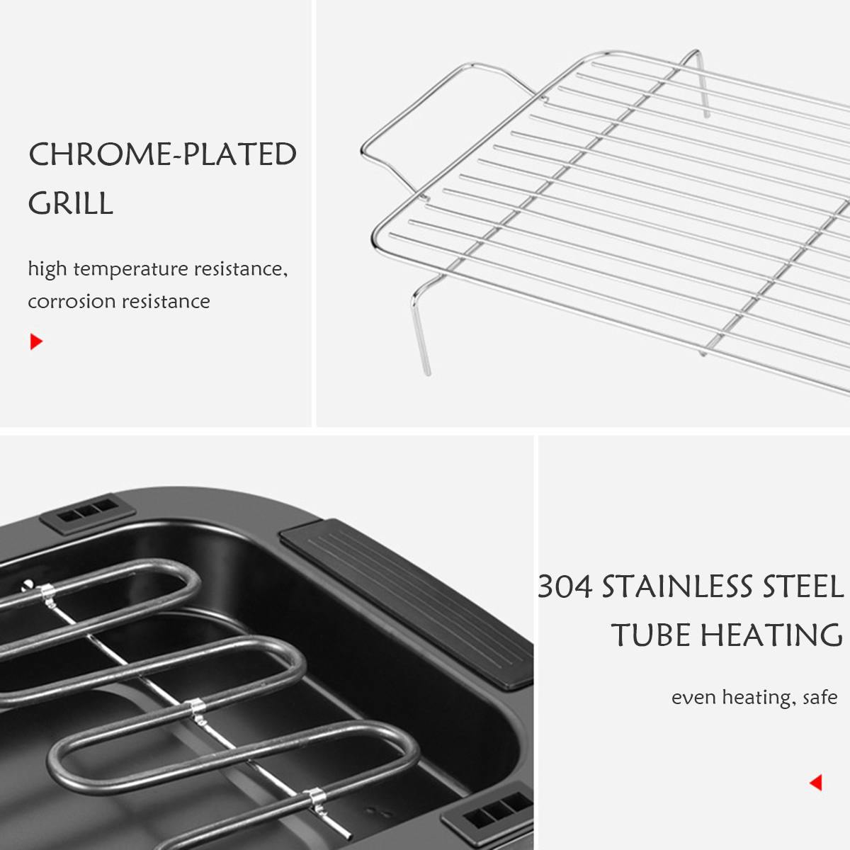 Cross-border bestseller SOKANY273BG European standard household smokeless electric barbecue grill, electric barbecue grill pic 10