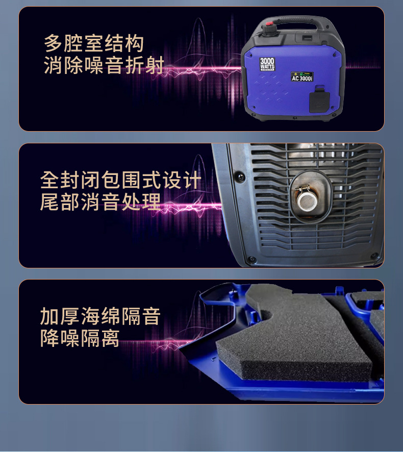 Household 220V small inverter high-power 3/4/5/6KW low-noise outdoor construction and camping Q oil generator 11 pic 7