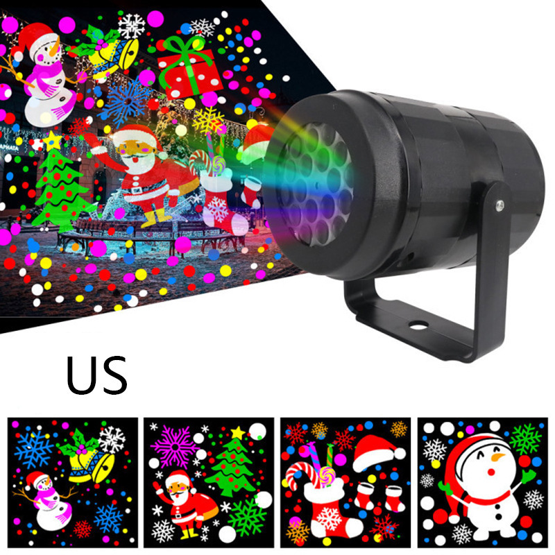 New LED seven-color rotating magic ball KTV home Christmas festival DJ dance atmosphere stage light flash pic 17