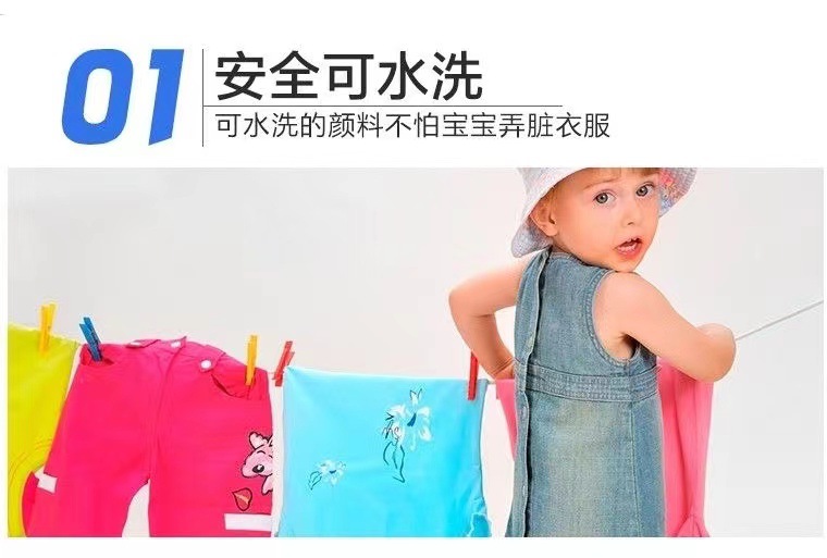 12色连体丙烯颜料3ML数字油画填色涂鸦娃娃颜料条多色彩绘颜料详情1