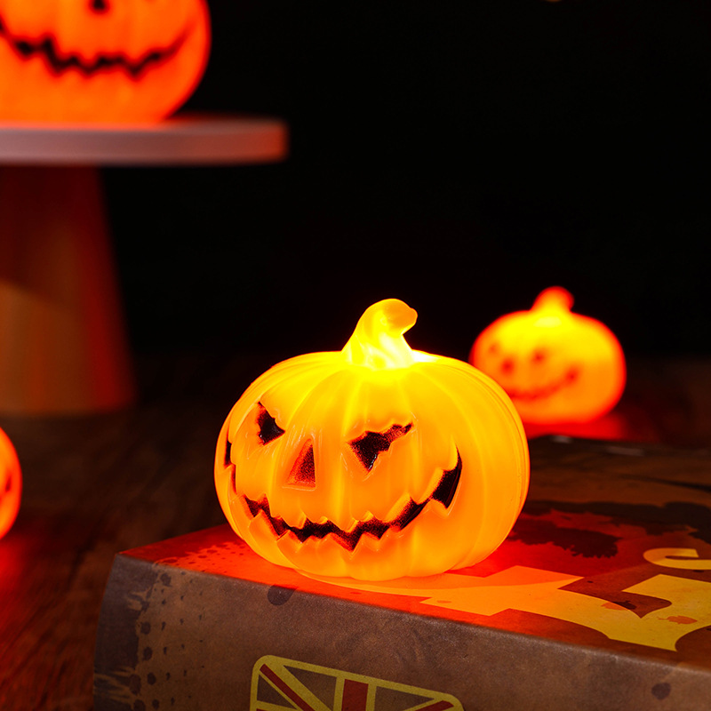 New Halloween decorative pumpkin lanterns, party atmosphere decoration LED pumpkin lanterns, Halloween carnival party decorative lights pic 6