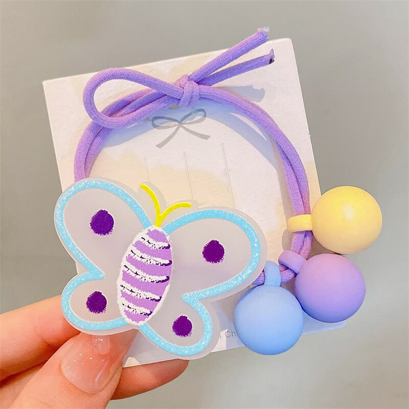 Korean-style hair ties, heart-shaped hair ties, student cartoon headwear, hair tie rubber bands, hair accessories, one-yuan and two-yuan hair bands, accessories pic 7