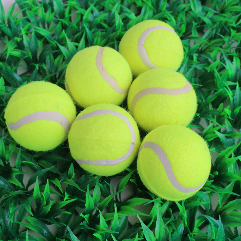 Pet tennis toys, micro-elastic rubber balls, dog biting and throwing training interactive tennis toys, training supplies pic 7
