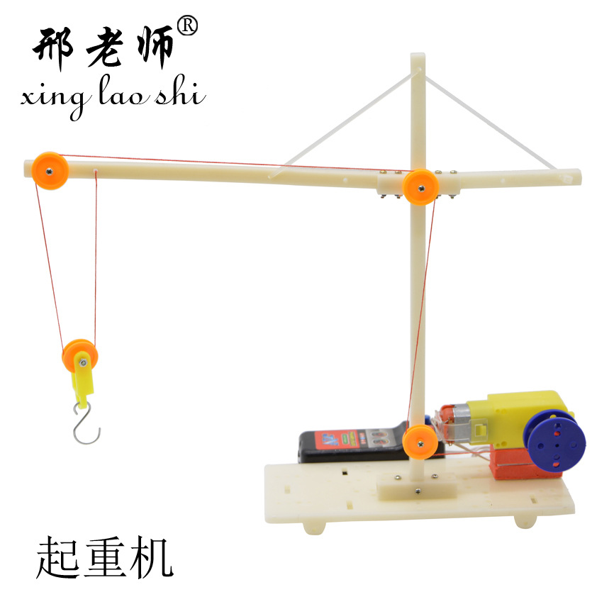 Homemade cranes, homemade hoists, tech gadgets, diy toy models, educational toys pic 5